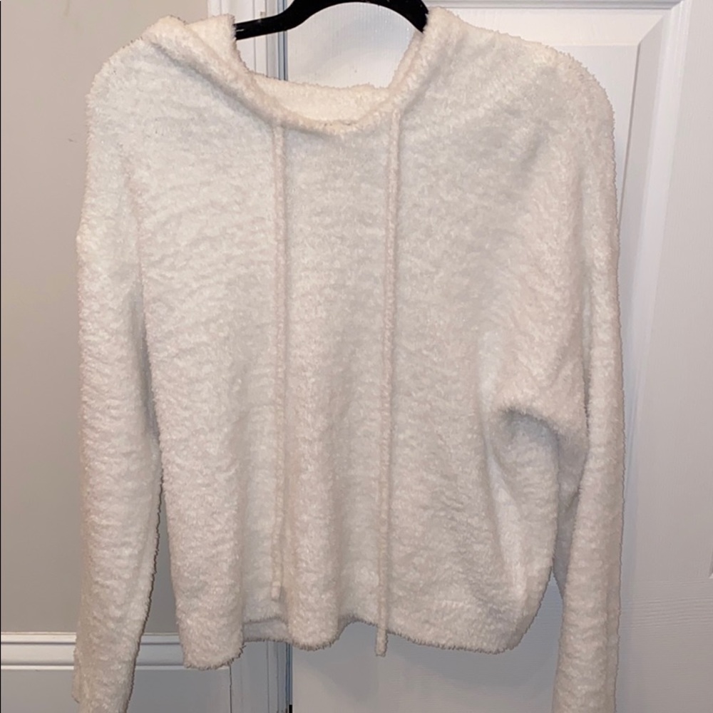 COPY - Forever 21 white Fleece hoodie